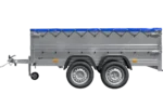 Anhänger mit zwei Achsen Garden Trailer 264/2 KIPP [inkl. zusätzliche Bordwände und Flachplane] – Bild 4