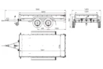 Anhänger mit zwei Achsen Garden Trailer 264/2 KIPP [inkl. zusätzliche Bordwände und Flachplane] – Bild 7