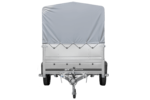 Kfz Anhänger mit Plane GARDEN TRAILER 264 KIPP [mit Stützrad, zusätzlichen Bordwänden, Hochplane und Hochspriegel] – Bild 5