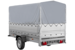Kfz Anhänger mit Plane GARDEN TRAILER 264 KIPP [mit Stützrad, zusätzlichen Bordwänden, Hochplane und Hochspriegel] – Bild 6