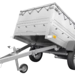 Kippbarer Pkw Anhänger Garden Trailer 200 KIPP mit zusätzlichen Bordwänden, Stützrad und Flachplane-Neu
