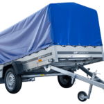 Langer PKW-Anhänger Garden Trailer 264 KIPP mit Hochplane, Spriegel und Stützrad-Neu