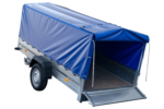 Langer PKW-Anhänger Garden Trailer 264 KIPP mit Hochplane, Spriegel und Stützrad-Neu – Bild 6