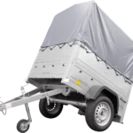 Neuanhänger Kipper ungebremst Garden Trailer 150 KIPP mit zusätzlichen Bordwänden, Stützrad, Hochplane und Hochspriegel-Neu