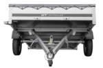 PKW Anhänger 264×150 UNITRAILER GARDEN 265 KIPP mit Flachplanenträger und grauer Plane – Bild 6