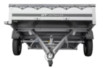 PKW Anhänger 264×150 Unitrailer Garden 265 KIPP mit Flachplanenträger und grauer Plane-Neu – Bild 6