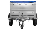 Pkw Anhänger Neu GARDEN TRAILER 150 KIPP mit zusätzlichen Bordwänden, Stützrad und blauer Flachplane – Bild 6