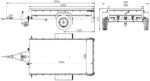 Planenanhänger 230×125 Garden Trailer 230 KIPP mit Laubgitteraufsatz, grauer Hochplane, Hochspriegel und Stützrad – Bild 2