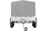 Unitrailer Garden Trailer Anhänger 264/2 Kipp Mit Stützrad, Spriegel Und Grauer Plane-Neu – Bild 4