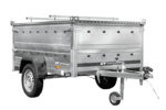 Garden Trailer 201 KIPP Anhänger mit Plane 750 kg -Deckelanhänger-Neu – Bild 6